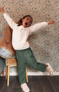 Sweat Iris Beige — 7-12 ans