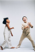 "Salopette fille Lola portée - Charlimé création nantaise 3-6 ans"

