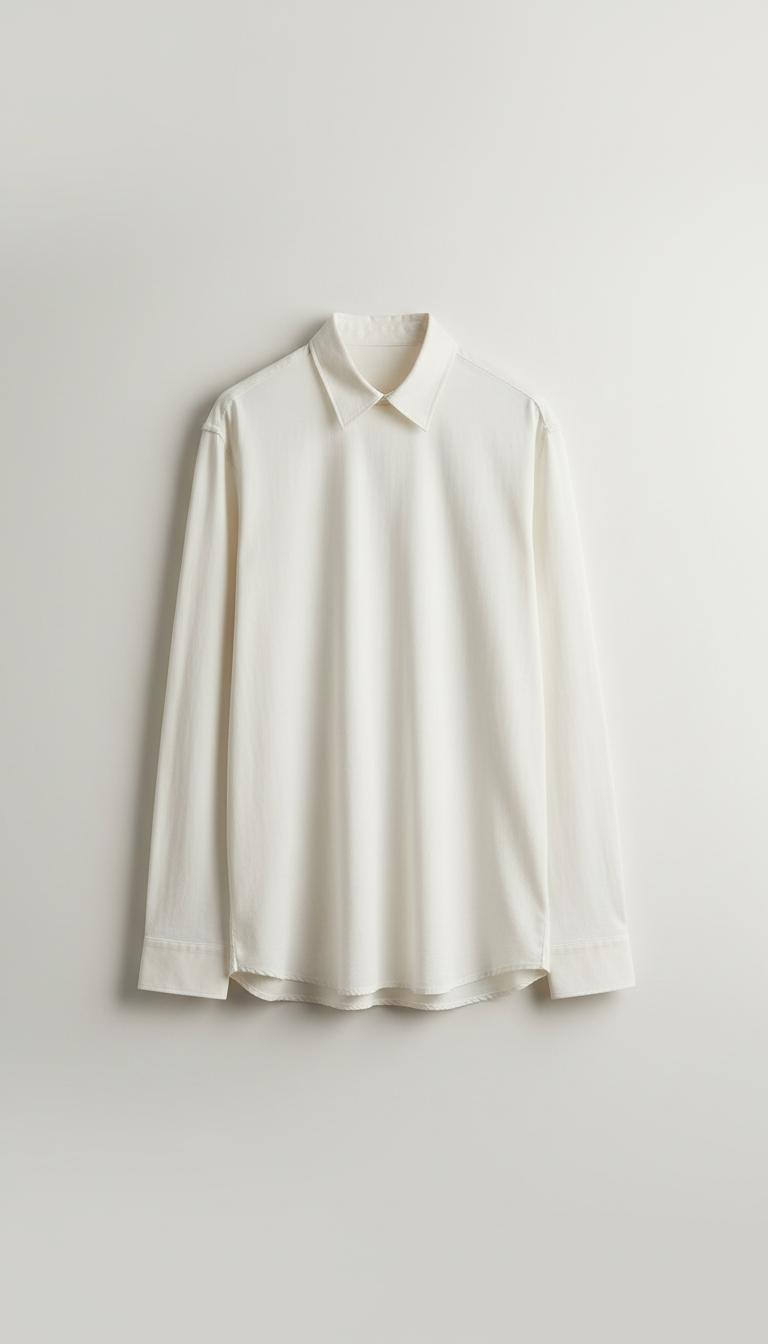 Chemise coton porcelaine